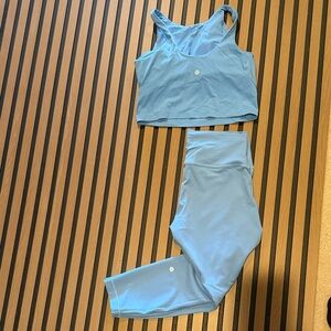 Blue Lululemon Activewear Set